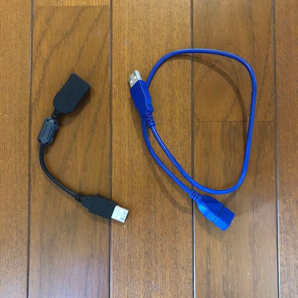 USB2.0延長コード 10cm,50cm2個セット