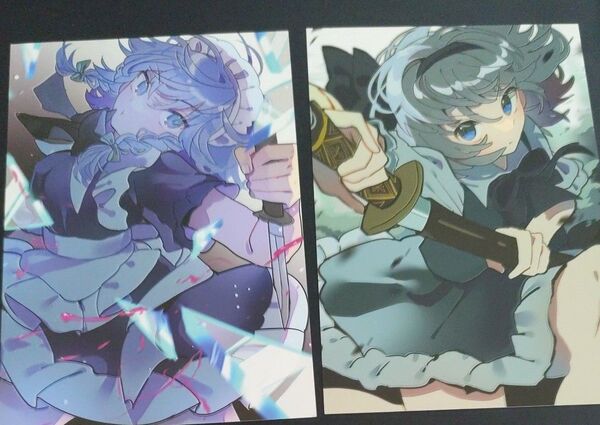 東方Project ポストカード 十六夜咲夜 魂魄妖夢