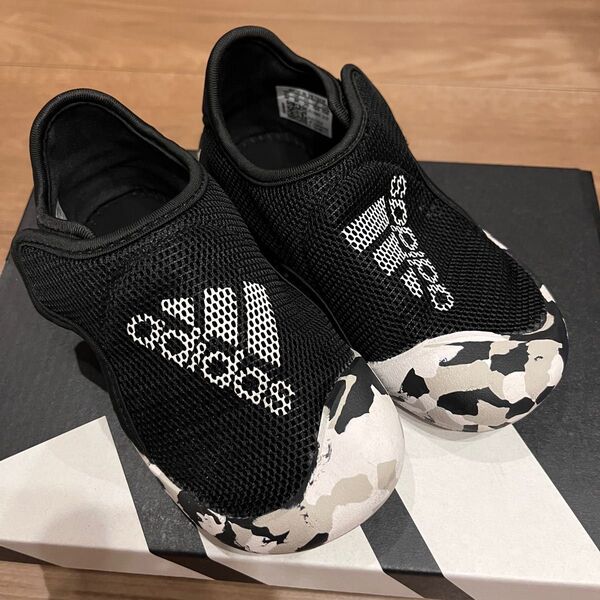 adidas スポーツサンダル 15cm キッズ ブラック 黒