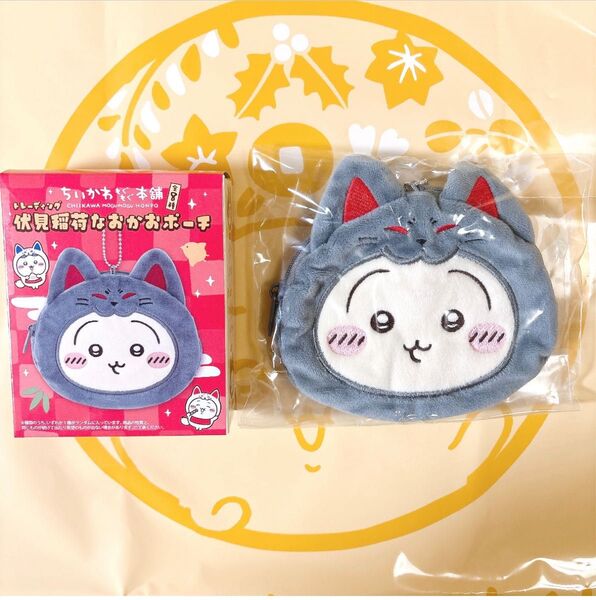 ちいかわもぐもぐ本舗 伏見稲荷なおかおポーチ うさぎ