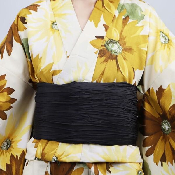 浴衣 兵児帯 ブラック