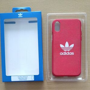 adidas iPhone X ケース レッド