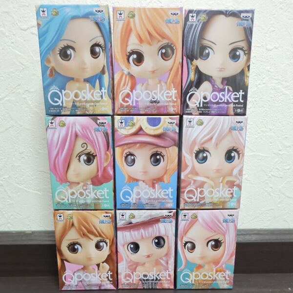 ワンピースQ posket petit Girls Festival 全9種 (写真7 開封品含む)オマケ付き