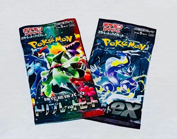 ポケモンカード トリプレットビート バイオレットex 2パック 新品 未開封