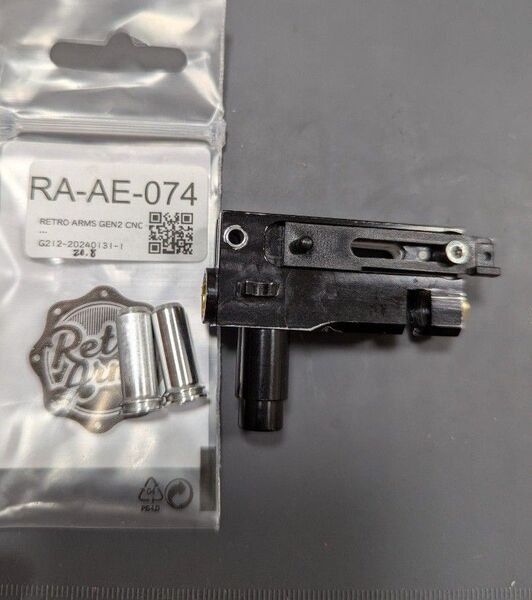 Retro Arms AK用チャンバー A7075超々ジュラルミン Ver3メカボックス + 19.7mm/20.8mmノズル