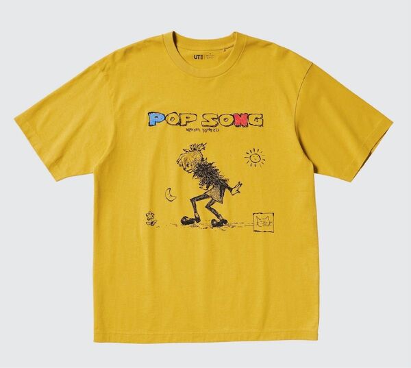 ユニクロ 米津玄師 POP SONG XLサイズ 半袖Tシャツ イエロー