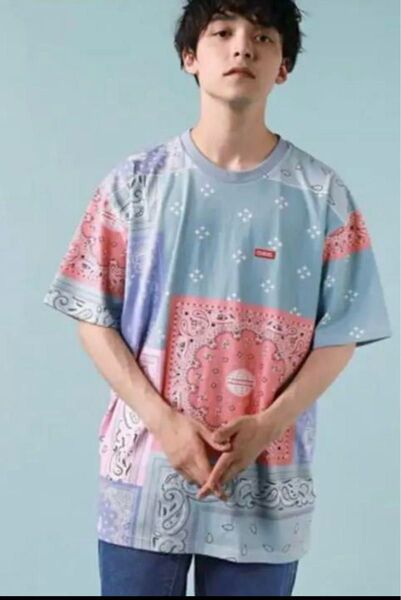paragraph パラグラフ オープニングアクト バンダナ柄 半袖 Tシャツ