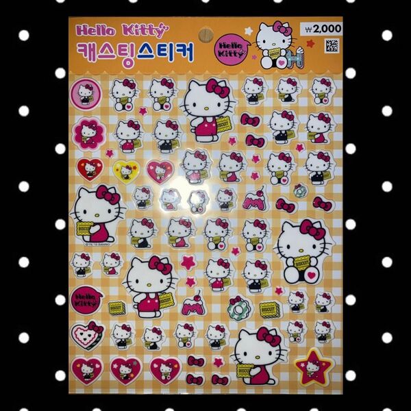 サンリオ ハローキティ 韓国 韓国daiso ダイソー シール ぷくぷく