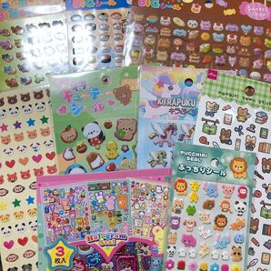 平成レトロ シール ぷちぷちシール キラキラシール 動物 ダイソー セリア キャンドゥ