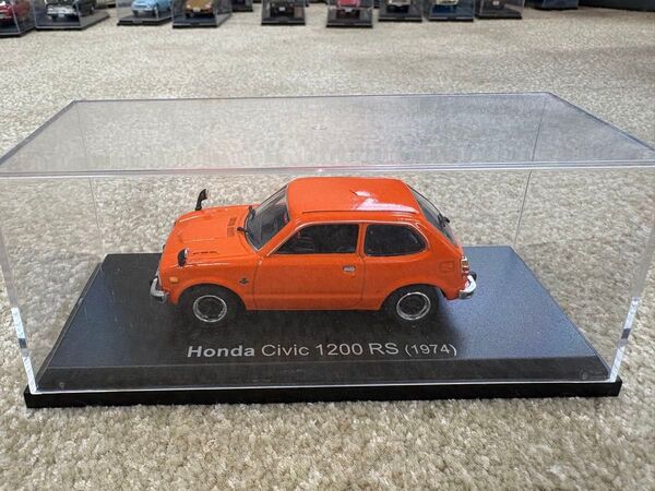 Hachetteアシェット 国産名車コレクション 1/43 Honda Civic ホンダ シビック1200 RS 1974年