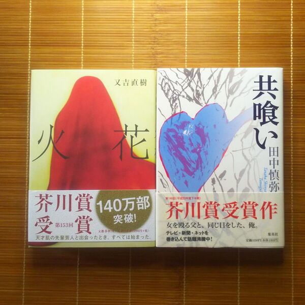芥川賞受賞作 単行本 ハードカバー 帯付 2冊セット まとめ売り