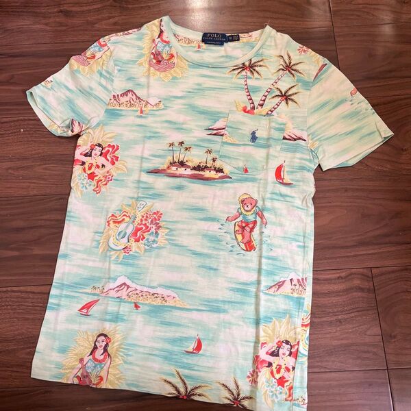 ラルフローレン アロハ柄Tシャツ ベア