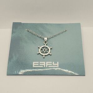 EFFY 船 舵 舵輪 船のハンドル デザイン シルバー ネックレス ペンダント