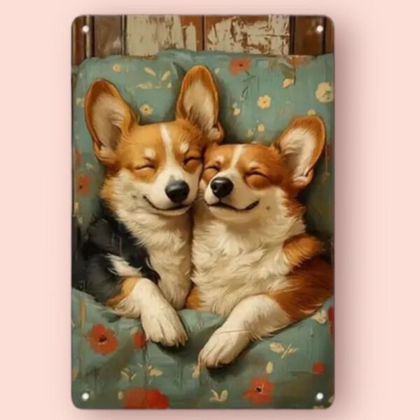 新品 コーギー 犬 看板 サイン 壁掛け 立て掛け 犬 犬グッズ 犬雑貨 犬柄