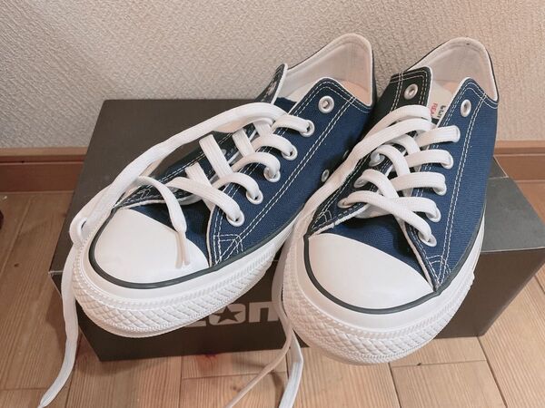 コンバース オールスター 100周年モデルCONVERSE ローカット ネイビー