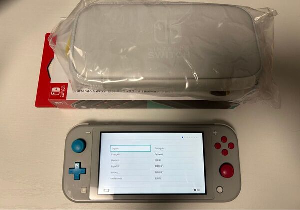 Nintendo Switch Lite 本体 ザシアン・ザマゼンタ 純正ケース付き