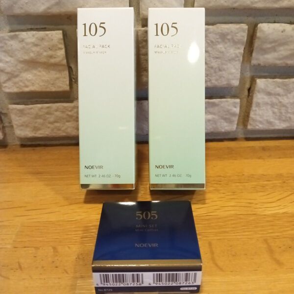 NOEVIR フェイスパック105 2本 & ミニコフレ505 セット