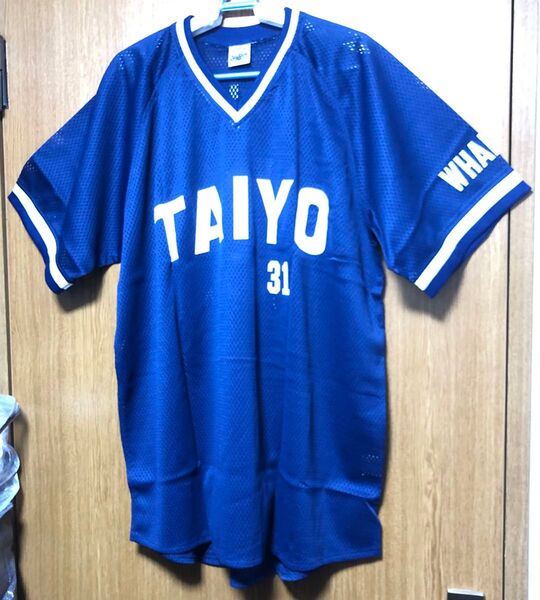 一球 横浜大洋ホエールズ 屋鋪 要 #31 復刻 ビジターユニフォーム 横浜DeNAベイスターズ