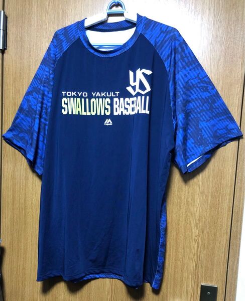 マジェスティック 東京ヤクルトスワローズ プラクティスシャツ