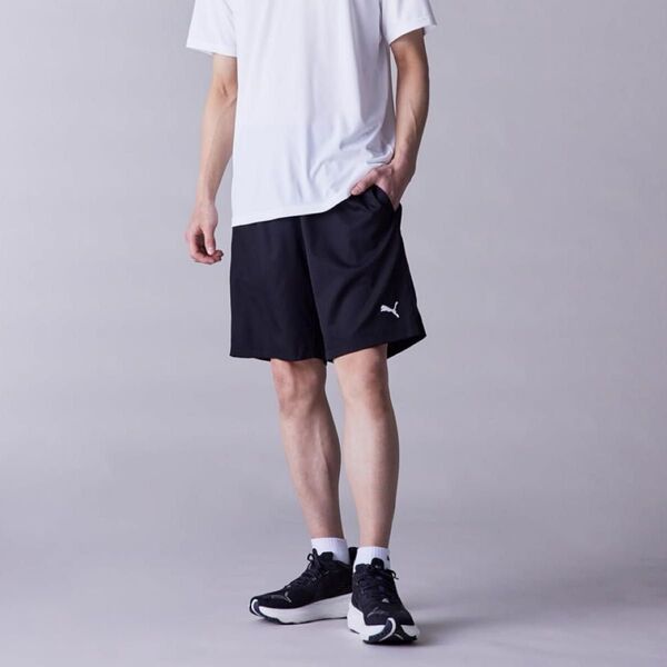 プーマ カジュアル スポーツ 速乾 ESS プーマロゴ ポリ ウーブン ショートパンツ PUMA