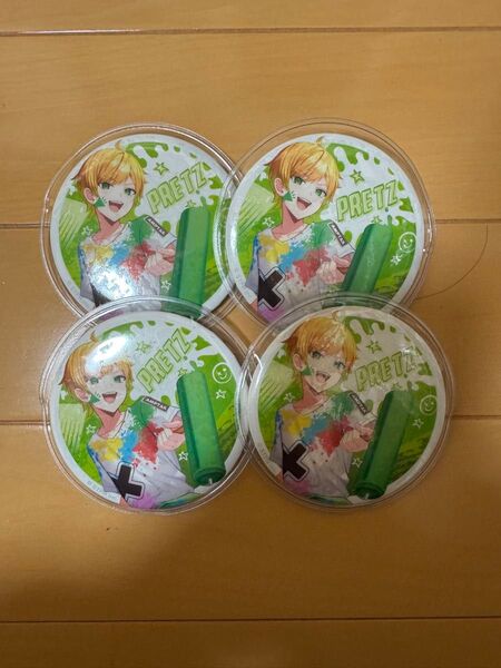 AMPTAK×COLORS ランダムビッグ缶バッジ ぷりっつ 4個セット 缶バッジ