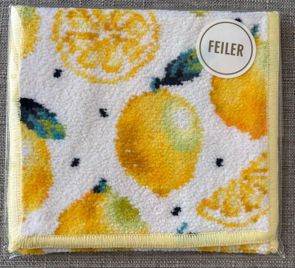フェイラー ハンカチポーチ レモンドット FEILER ホワイト