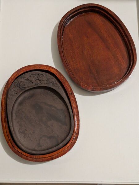 端渓宋坑硯 木箱付き 新品 端渓硯 古美術 文房