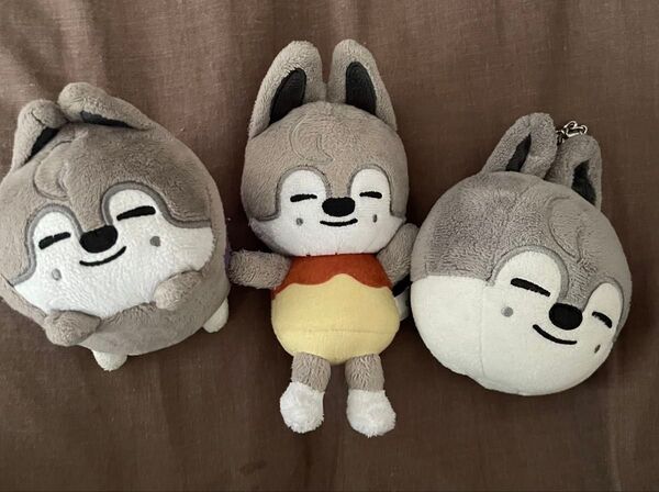 StrayKids スキズ SKZOO ミニバックチャーム ぬいぐるみチャーム ウルフチャン Wolfchan バンチャン