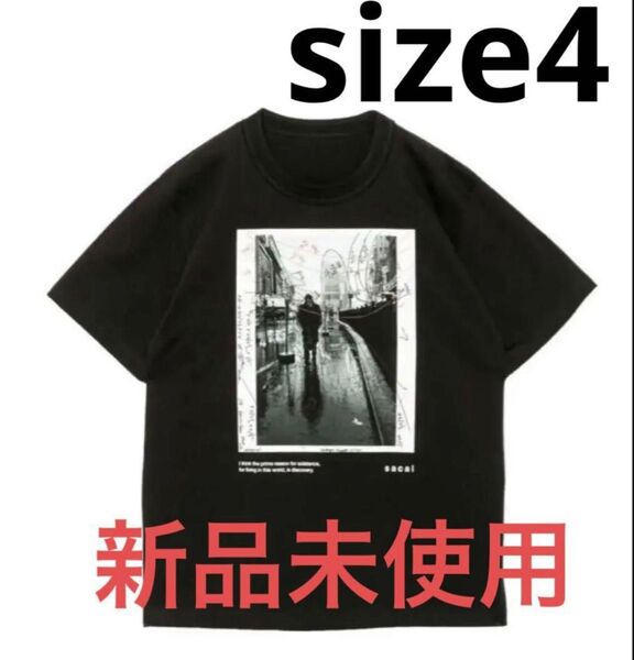 sacai 25ss James Dean T-Shirt Tシャツ 黒サイズ4 新品 サカイ