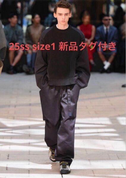 sacai 25ss パンツ ネイビー サイズ1 新品タグ付き サカイ