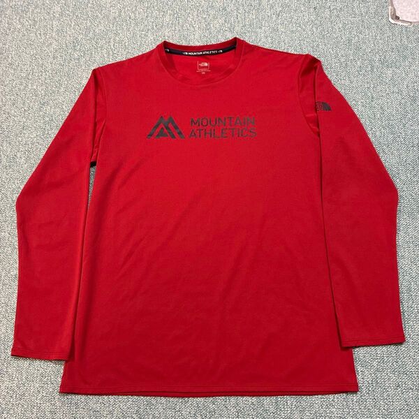 THE NORTH FACE マウンテンアスレチックス ロングスリーブTシャツ レッド XXL