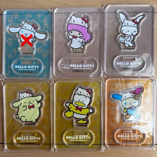 HELLO KITTY 50TH ANNIVERSARY アクリルスタンド サンリオ アクリルスタンド
