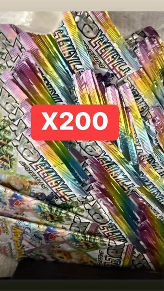 ポケモンカードゲーム テラスタルフェスex 200パック サーチ済み