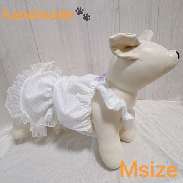 犬服 ハンドメイド サマーワンピース Mサイズ