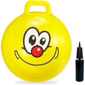 ジャンプボール ポップンボール 子供 おもちゃ 室内遊び 誕生日プレゼント ギフト おもちゃ 45cm (キイロ)(キ