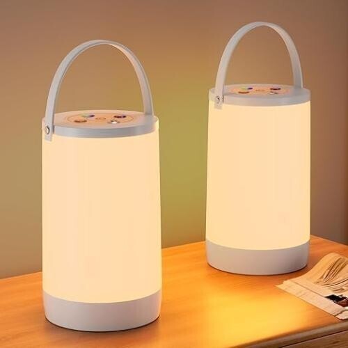授乳ライト 充電式 led ナイトライト 調光調色 2200mAh ベッドサイドランプ タッチ制御 目に優しい 電球色 授乳灯 枕