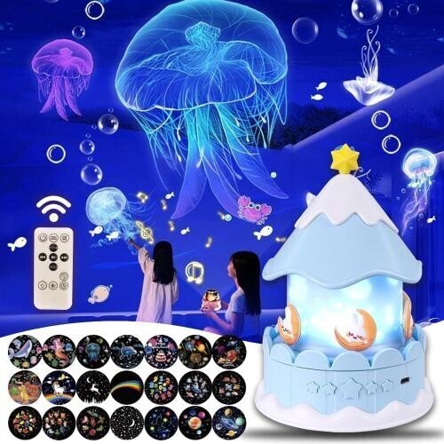 プラネタリウム プロジェクターライト家庭用 本格的 子供 星空ライト リモコン付き ナイトライト 癒し曲