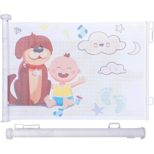 ベビーゲートロール式 階段上 ペットゲート 巻き取り式 赤ちゃん安全 100cm以上幅 子供セーフ
