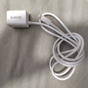【ELECOM】20W ACアダプタ Lightningケーブル
