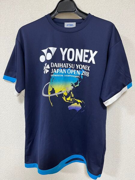 YONEX ヨネックス Tシャツ バドミントン テニス L ネイビー/水色