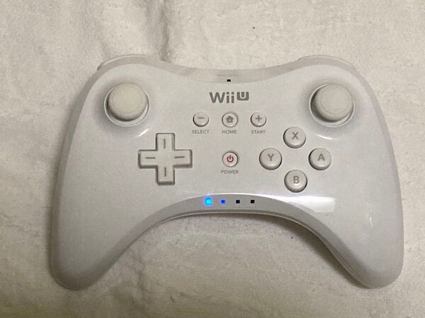 Nintendo ニンテンドー 純正 Wii U PRO コントローラー プロコン 白 ホワイト shiro WUP-005