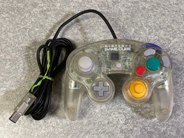 ニンテンドーゲームキューブ Nintendo GameCube 純正 コントローラ クリア (スケルトン) DOL-003