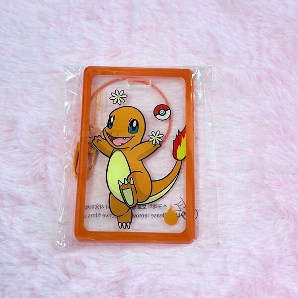 韓国 ロッテワールド LOTTEWORLD ポケモン ポケットモンスター カードケース ヒトカゲ アクキー 冒険手帳