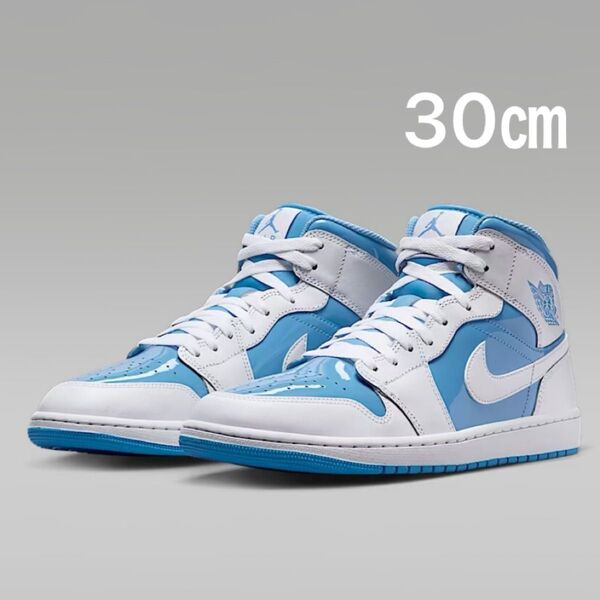 新品 NIKE AIR JORDAN 1 MID SE エアジョーダン 1 ミッド FZ2142-114 エナメルレザー 30㎝