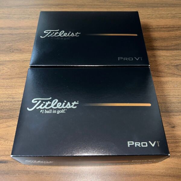 新品未使用!! タイトリスト プロ V1 ゴルフボール 2ダースセット titleist PRO V1 2025年モデル