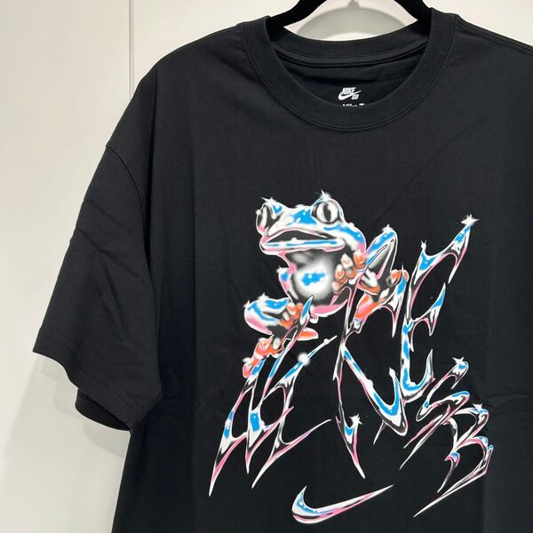 【 新品 】NIKE SB M90 スケートボード Tシャツ XL 黒 カエル