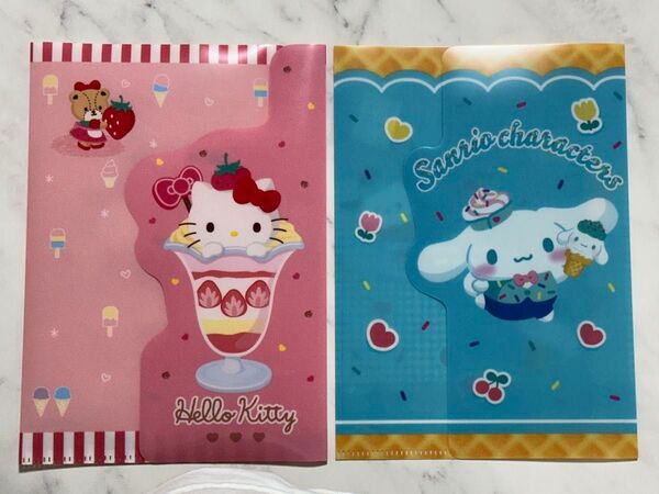 サンリオ A5クリアファイル ハローキティ シナモロール