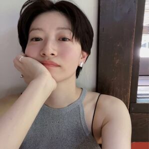 美品CLANE AMERICAN SLEEVE KNIT TOPS