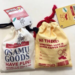 1800円 新品未使用 昭和レトロ 小物入れ 原田治 オサムグッズ ミニ巾着 2セット 巾着