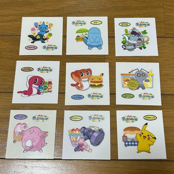 ポケモンパン デコキャラシール 9枚 まとめ売り
